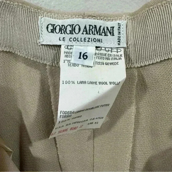 Giorgio Armani Le Collezioni Pants Size 16 - Picture 6 of 11
